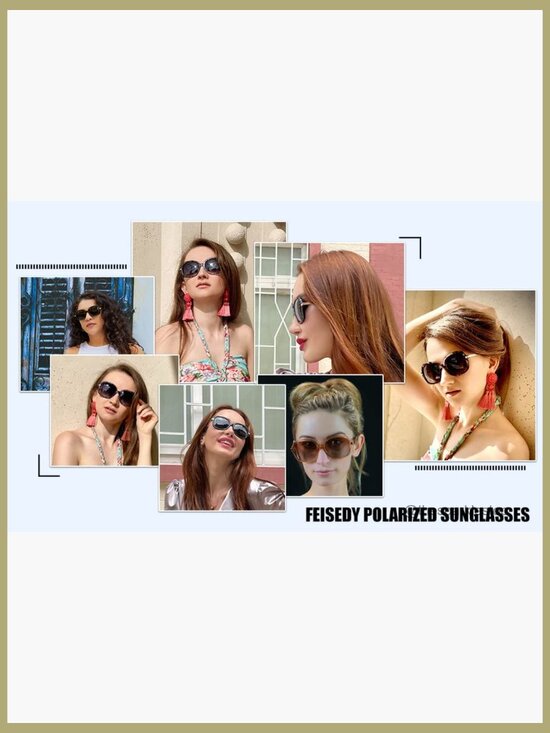 Classic Polarized Square Sunglasses with Plastic Frames and Metal Temples